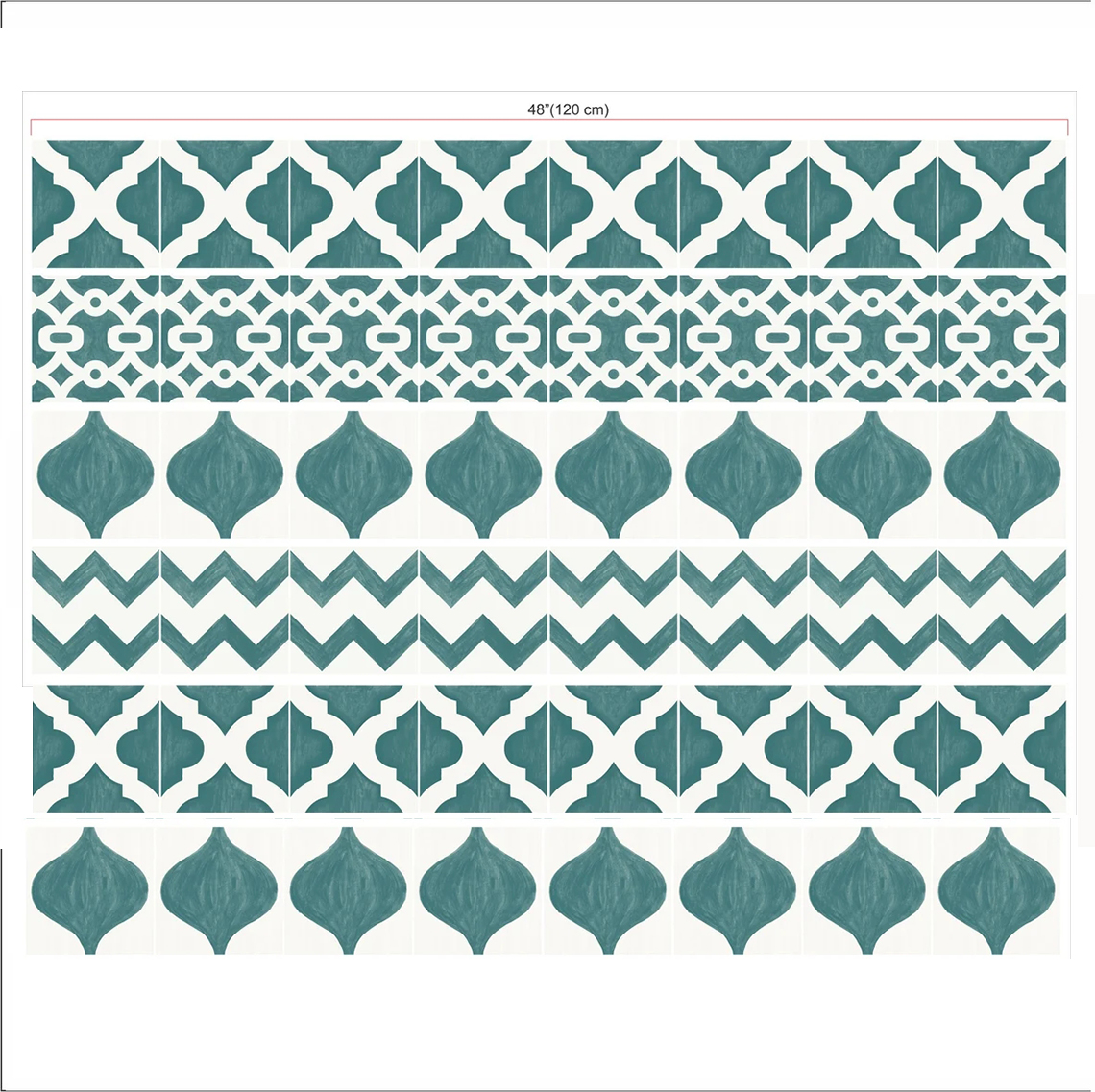 Tile Stairs Stickers Waterproof Non-slip Floor Sticker Home Renovation Poster Thick Stairway Renew Furniture Adhesive: 2021TS005-1 / 14cmx120cmx6pcs