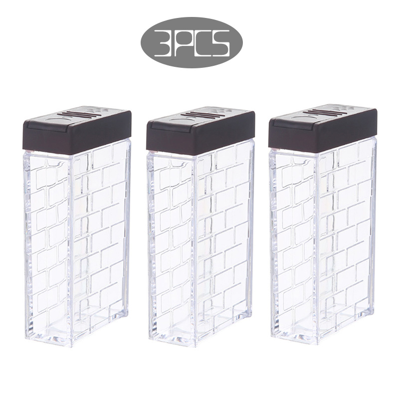 Juego de condimentos de cocina para el hogar, tarro transparente, rociador de especias, contenedor de almacenamiento, botella de comino: G3pcs