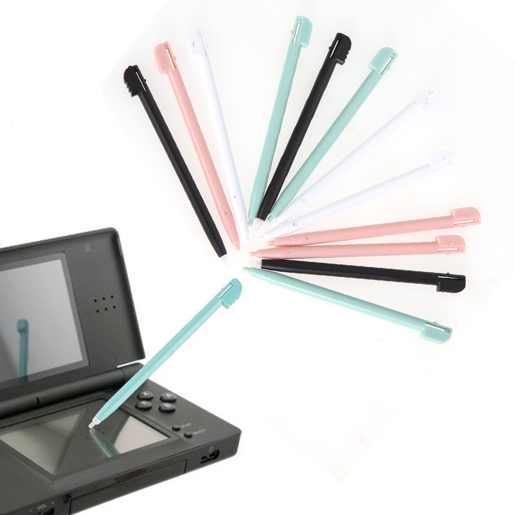 12 Stuks Kleurrijke Metalen Stylus Touch Stylus Pen Voor Nintendo Ds Lite Dsl Video Game Accessoire Houd Uw Scherm Gratis tegen Krassen