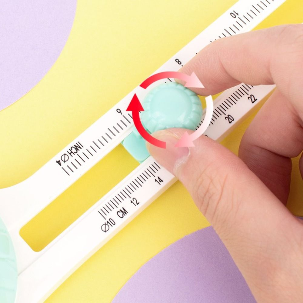 Paper Card Photo Circular Paper Cutter Safe Crafts 360° Rotary Circle Cutter DIY Circle Shape Round Cutting Tool Laminate