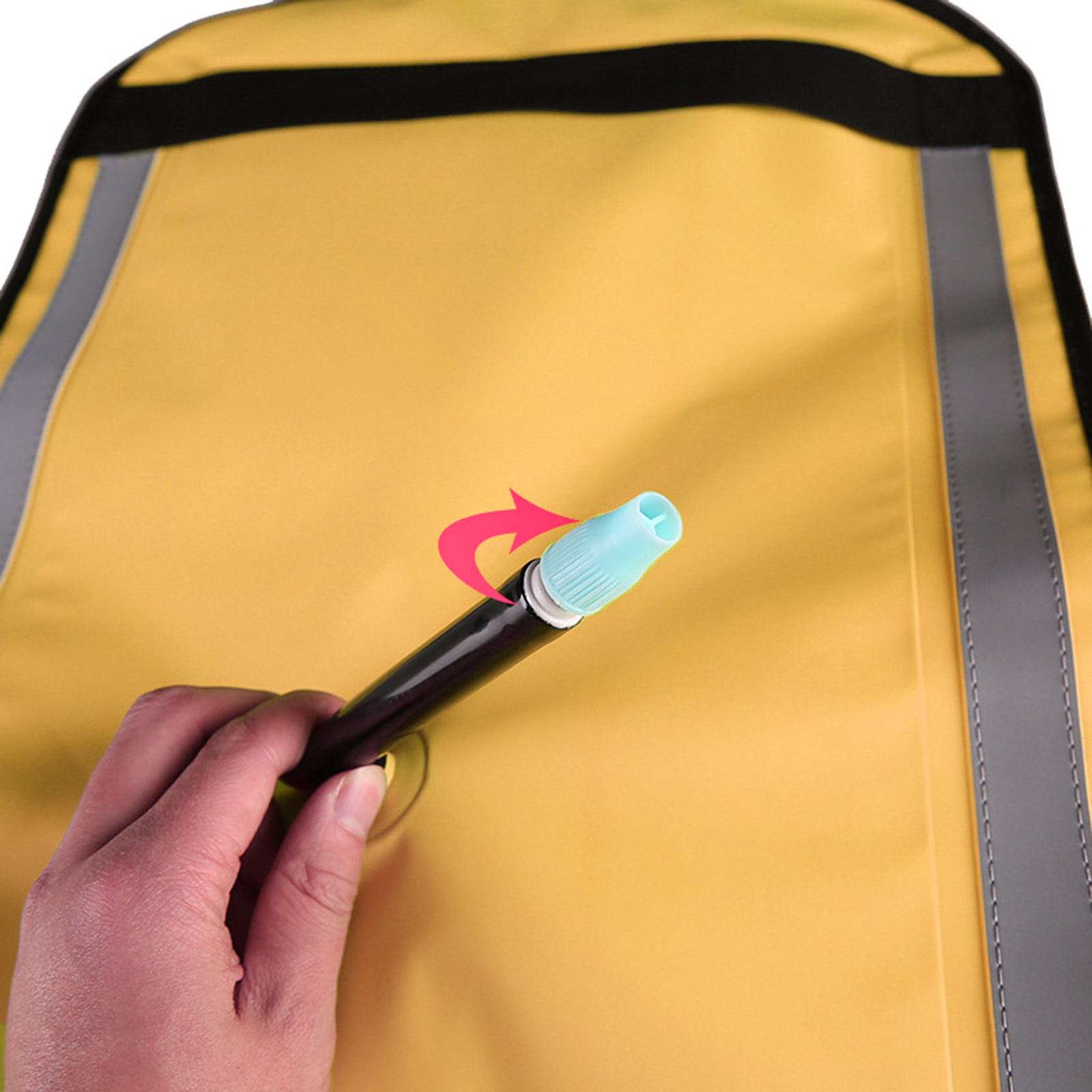 Canoe Kayak Boat Paddle Float Double Chamber Quick Release Floating Bag