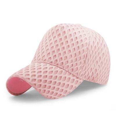 Grande taille casquette de baseball pour homme adulte été maille hip hop chapeau grande tête hommes grande taille plaine casquettes de relance M 56-60cm L 60-62cm: Rose / 56 to 60cm