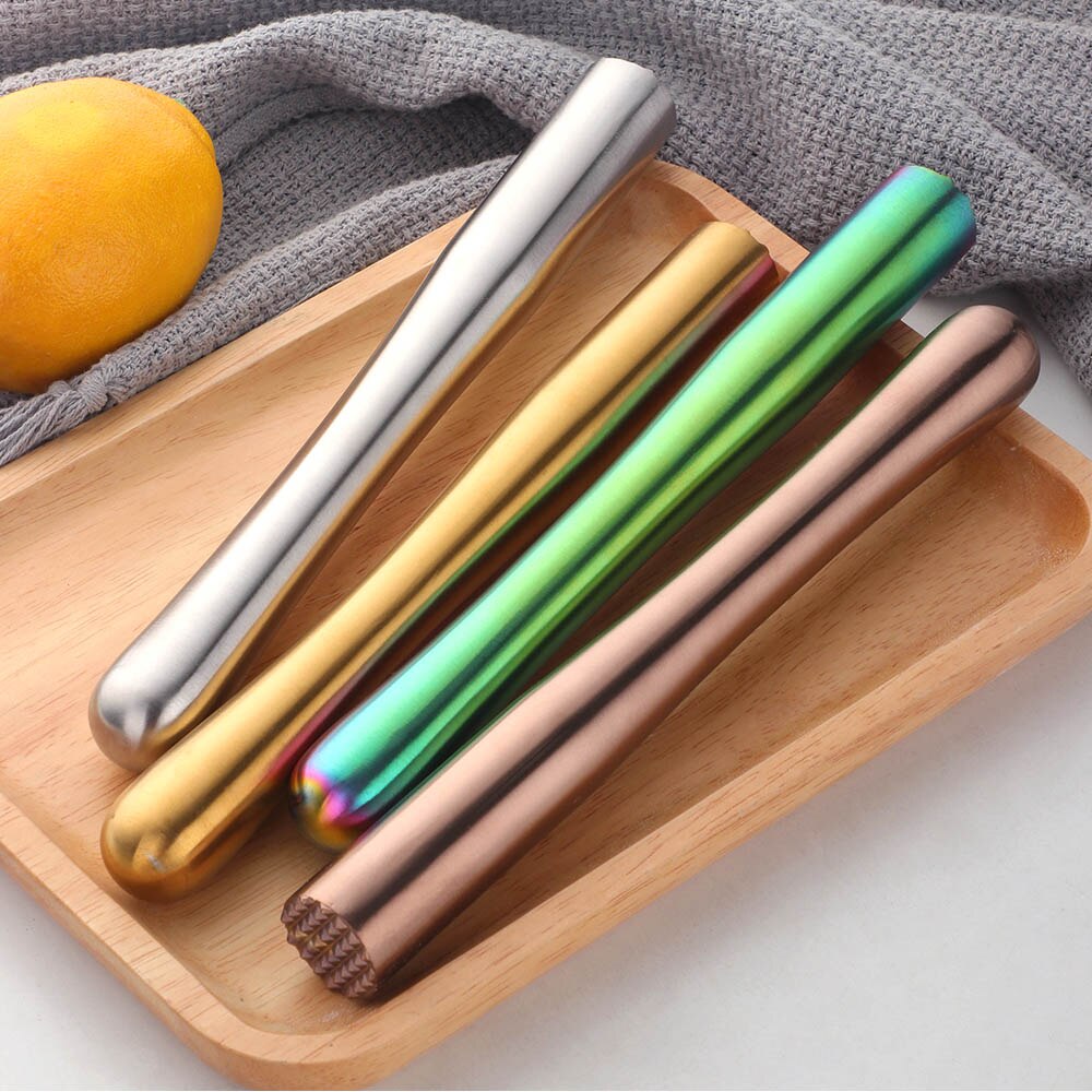 Stainless steel ice crushing tools Cocktail Muddlers stir mixer Bar Tool Wine Fruit Juice Mixing Stick