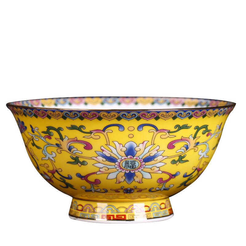 2pcs 4.5inch Chinese Soup Bowls Jingdezhen Ceramic Bowl Bone china Food Container Kitchen Utensils Accessories Ramen Salad Bowls