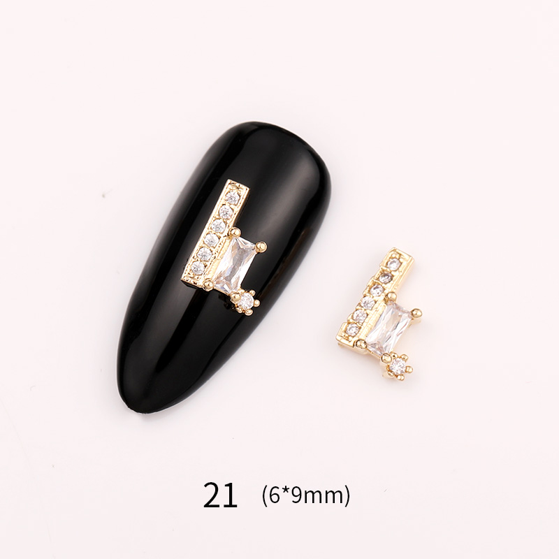 1 Pc 3D décoration d'ongle strass petit papillon fée Bling Nail Art pierres coloré Nail Art accessoires bricolage conseils de: 27
