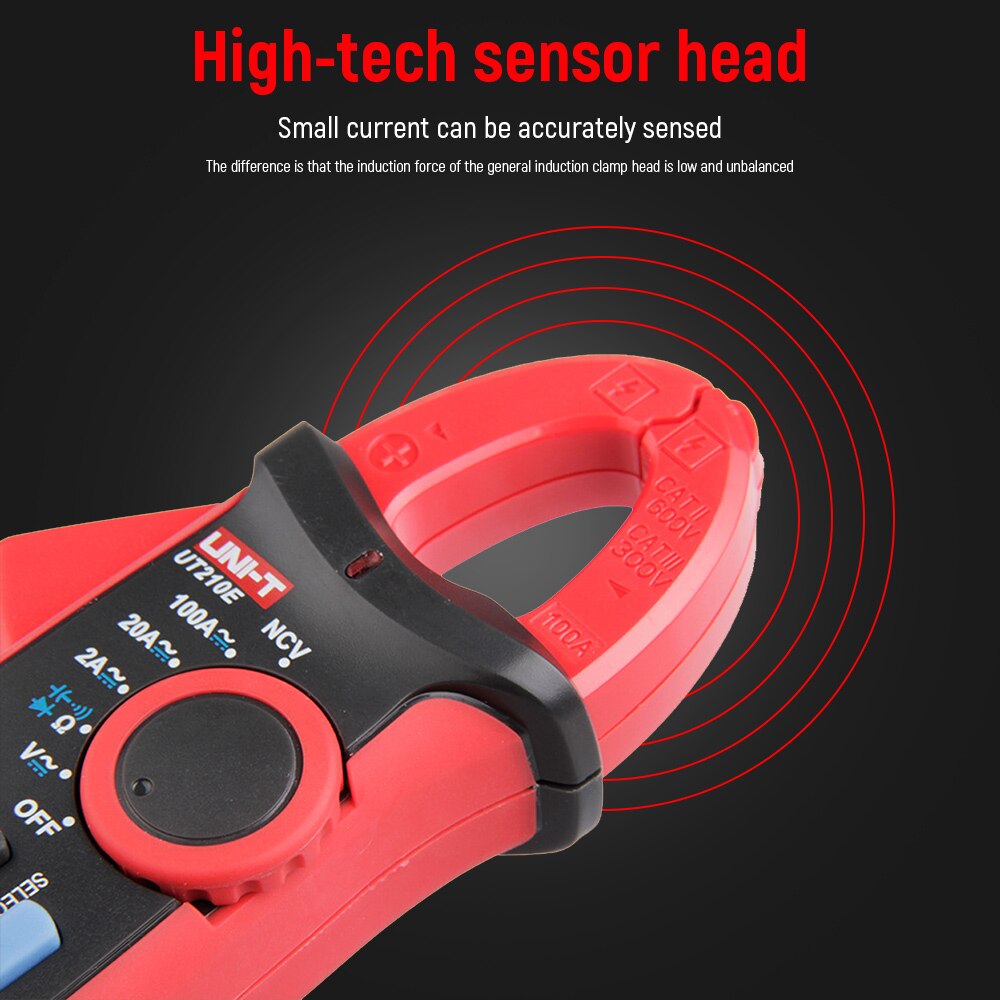 UNI-T UT210E Clamp Meter Circuit Power Detection Tester Auto Range Multimeter DC/AC Current Voltage Instruments CA