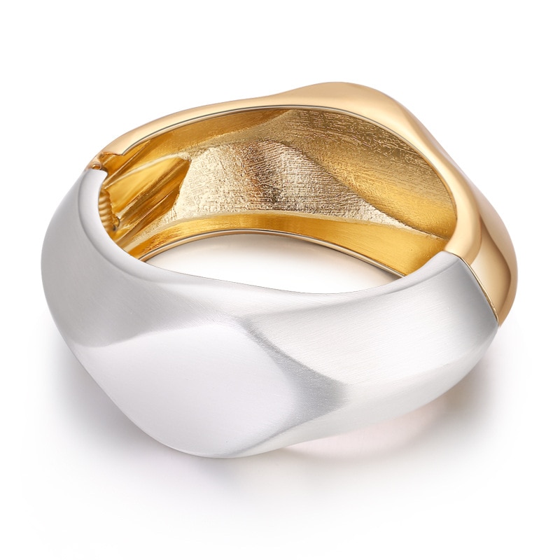 Di alta Qualità di Lusso In Oro di Personalità Esagera Punk Dei Braccialetti Dei Braccialetti Per Le Donne 2020 Gioelleria Raffinata E Alla Moda: Gold and Silver