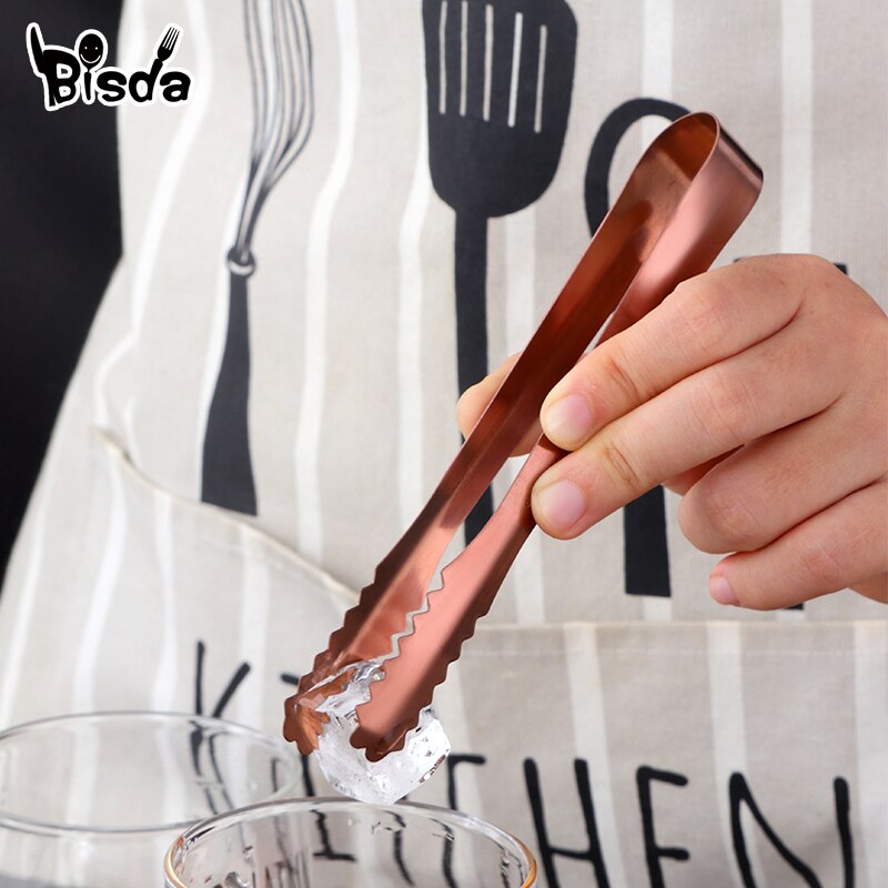 1Pc Fleisch Zangen Edelstahl Brot Clip Gold Geschirr Multi-funktion Eis Salat Tong Lebensmittel Server BBQ Grill Party Zubehör