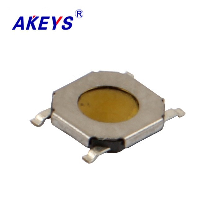 50PCS TS-C004 4*4*0.8 Ultra thin square waterproof tact switch 4 pin SMD/SMT 5.2*5.2 mini switch