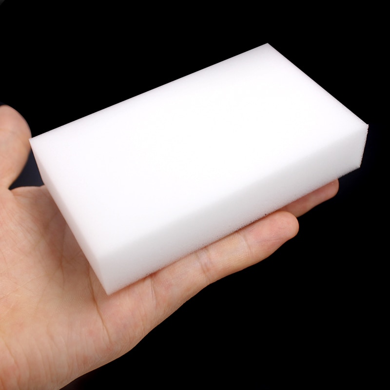20 stk/parti multifunktion magisk melamin svamp viskelæder rengøringssvampe køkken badeværelse 80 x 50 x 30mm hvide