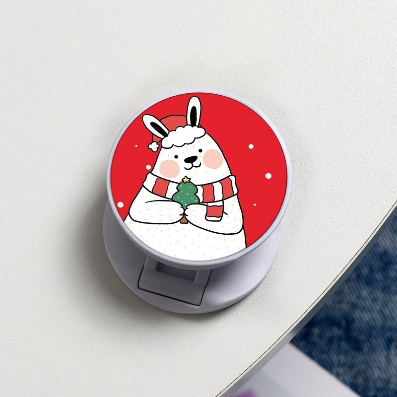 Universele mobiele telefoonhouder, kerst hert cartoon telefoonstandaard, vingerringhouder voor iphone, telefoonbeugel, standaard: Kho-zdzjbai-sdtpshho