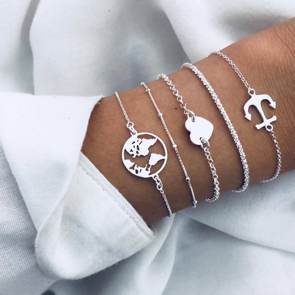 Multi Stil Hand Schmuck Einfache retro Armbinde Diamant Geometrische Armbinde einstellen Ketten Armreif Feine Schmuck Party: AB097