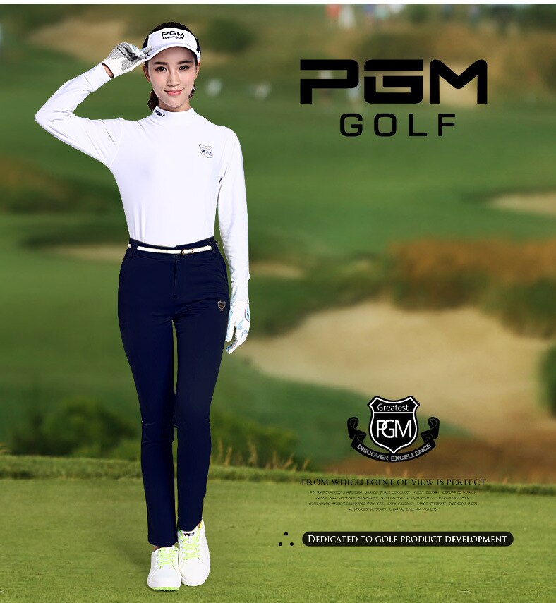 PGM golf Trousers High Elastic Slim pants for women Golf Sportswear Lady Breathable Trousers size XS-XL