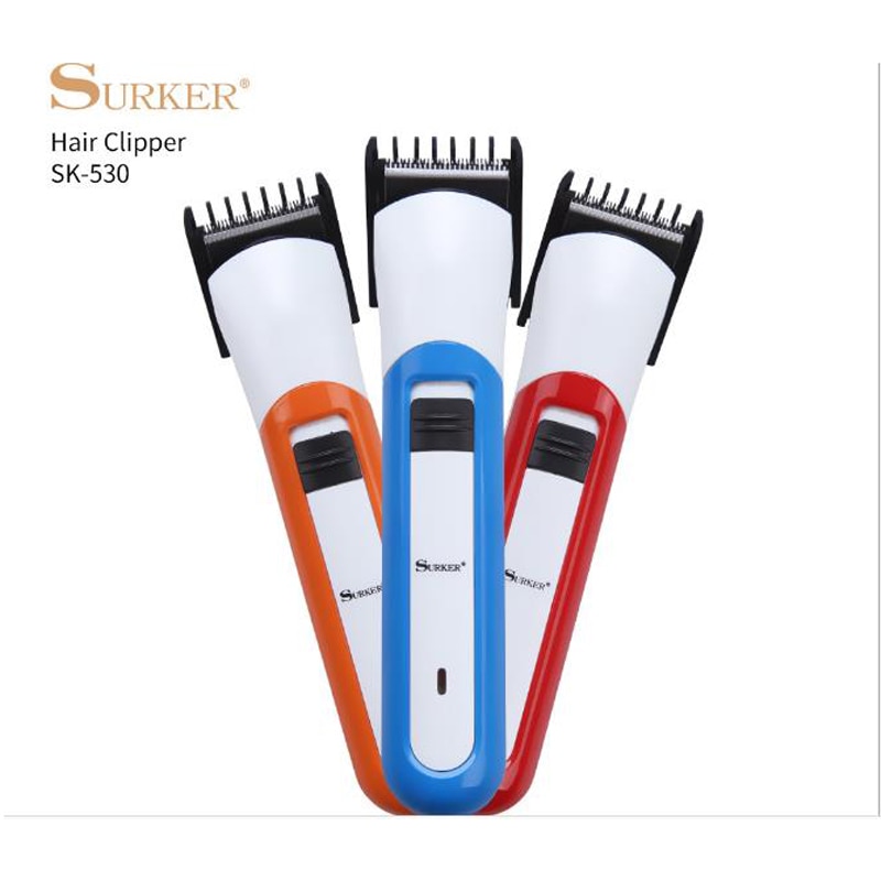 Recortadora de pelo eléctrica surker SK-530 para bebés y niños, recortadora de pelo recargable sin cable, recortadora de barba, máquina de corte de pelo