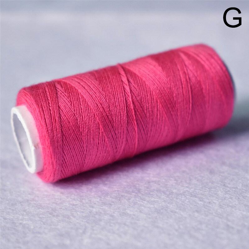 5 pcs/lot jean surverrouillage fils à coudre 50M fort Polyester fil Machine à coudre couture main artisanat accessoires 16 couleurs: G