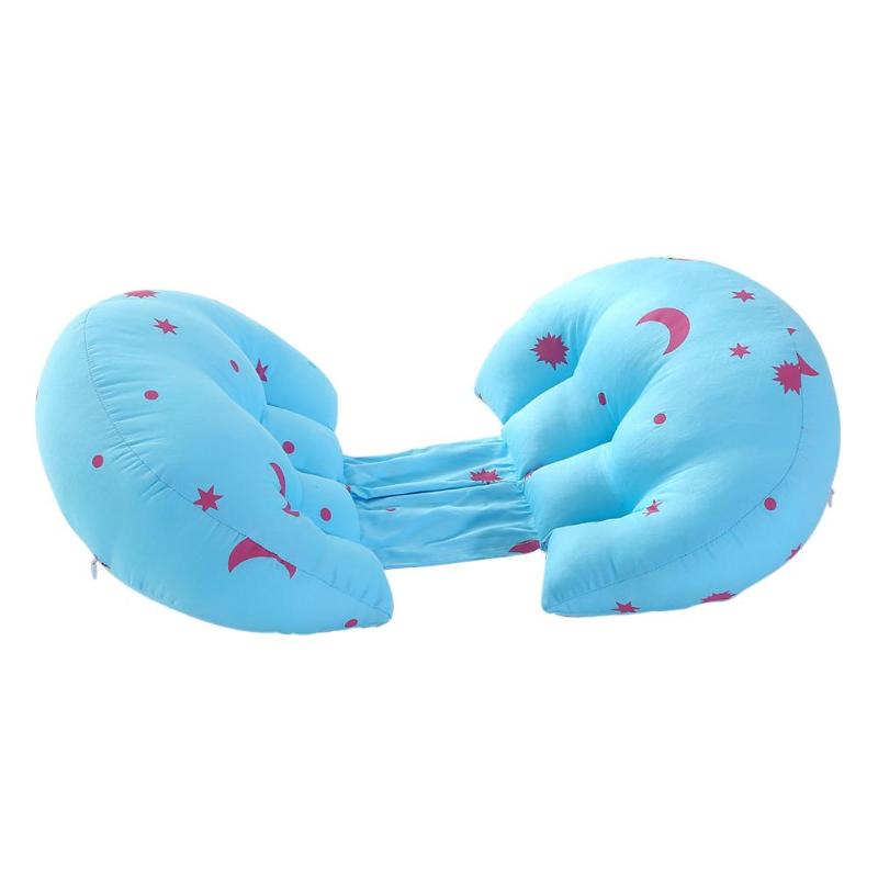 Handig kussen, multifunctioneel, zwangere vrouwen, u-type buikondersteuning, zijslaapkussen, zwangerschapskussen, taillebeschermer: Roze