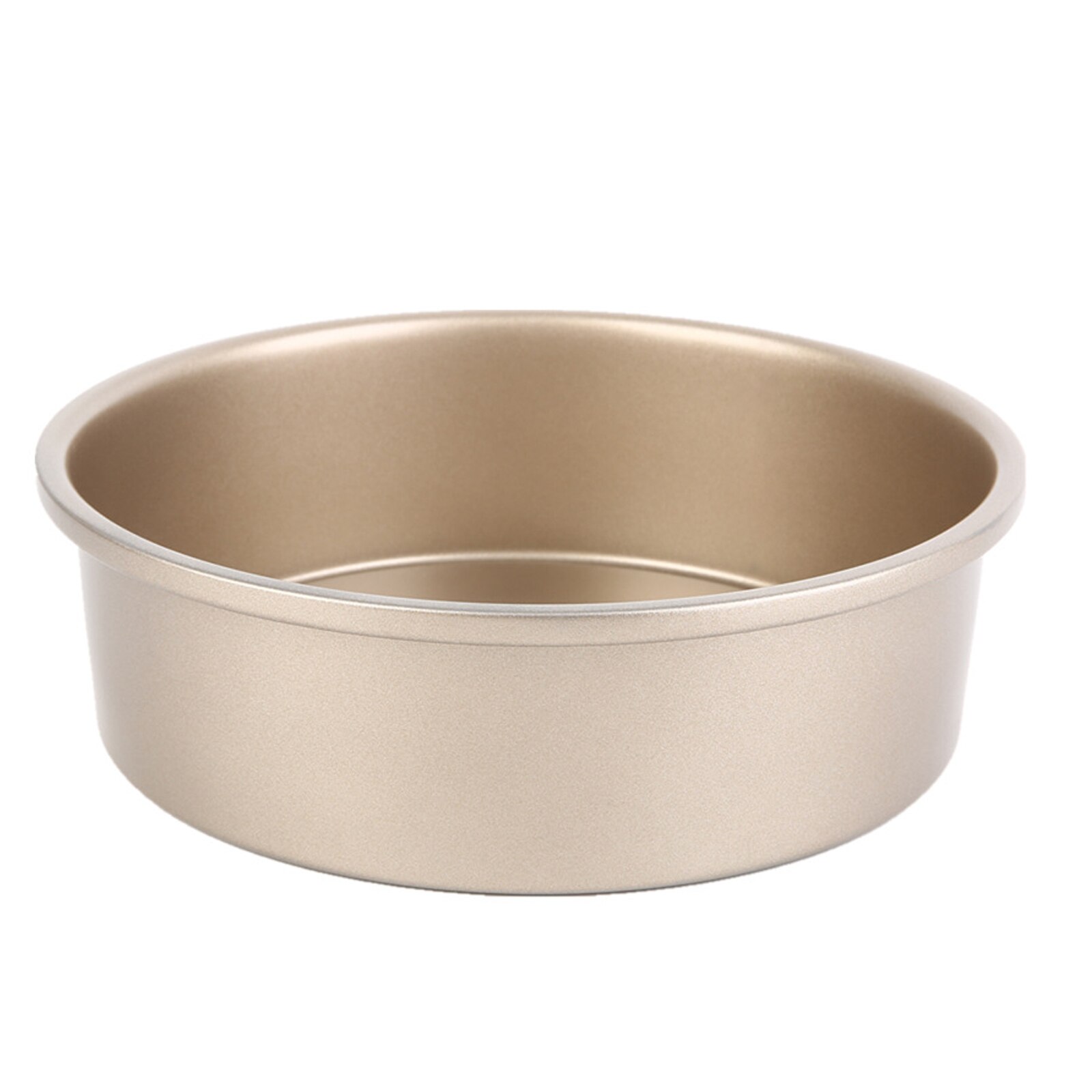 8 Inch Round Cake Pan Set With Removable Bottom Aluminum Alloy Chiffon Cake Mold Mould Round Cakes Tins: gold