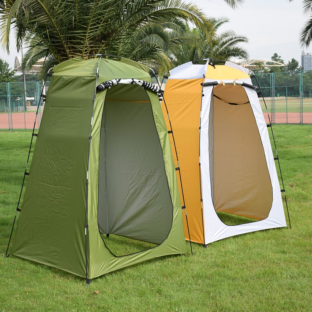 Waterdichte Outdoor Camping Douche Baden Tent Strand Veranderende Paskamer Strand Privacy Wc Onderdak Met Grond Nagels