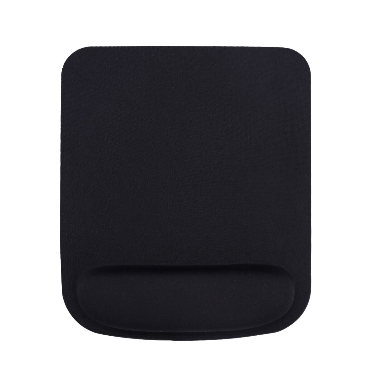 EVA Mouse Pad With Wrist Soild Color Mat For Computer Gamer Laptop Table Nonslip Gaming Accessories Wristband Soft Pink Mousepad: Black