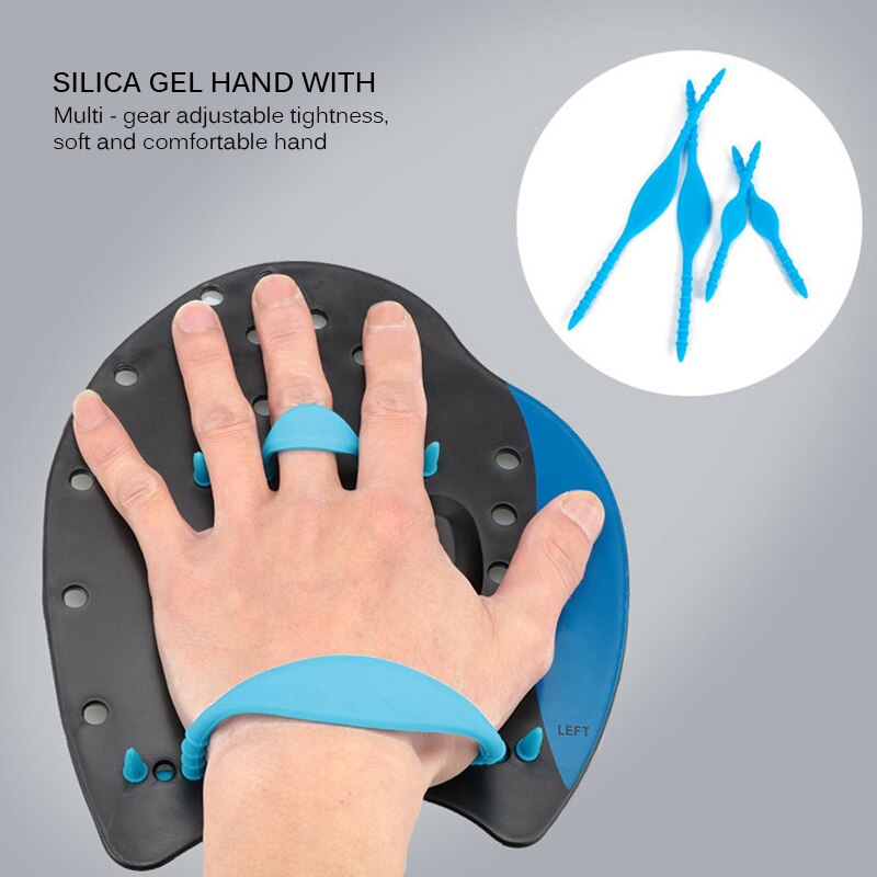 1 Paar Einstellbare PVC Hand Schwimmen Paddel Schwimmhäute Handschuhe Hand End Training Tauchen Paddel Handschuhe Wasser Paddel Ausrüstung