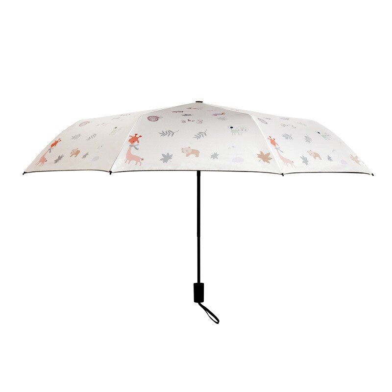 Chic Bloemen Anti-Uv Opvouwbare Paraplu Dames Winddicht Regen Mooie Bloem Snoep Kleurrijke Paraplu