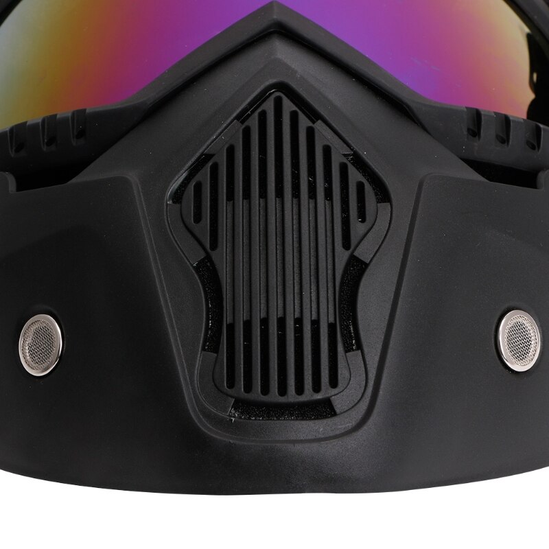 Motocross Goggles Dust Mask Face Glasses With Detachable Motorcycle Glasses Motorcycle Parts