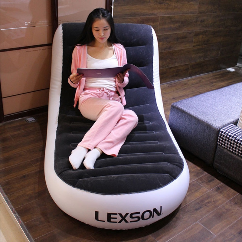 15%,Foldable Chaise Lounge Chair Lazy sofa inflatable sofa bed double inflatable sofa outdoor inflatable sofa