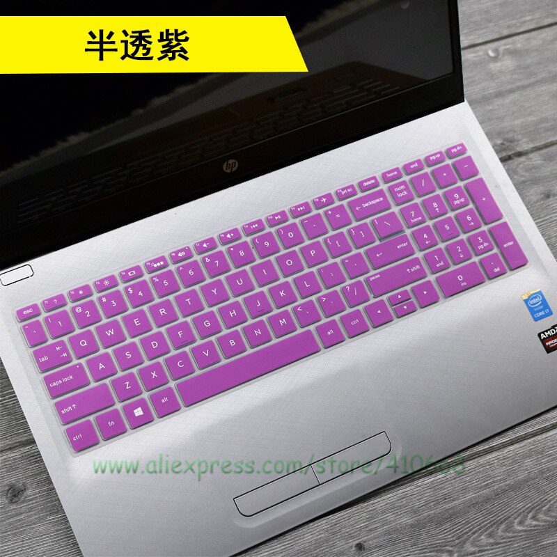 For HP Pavilion Gaming 16 16-A0013tx 16-a0056TX 16 16.1 inch Silicone Notebook Laptop Keyboard Cover Skin Protector Film: Purple