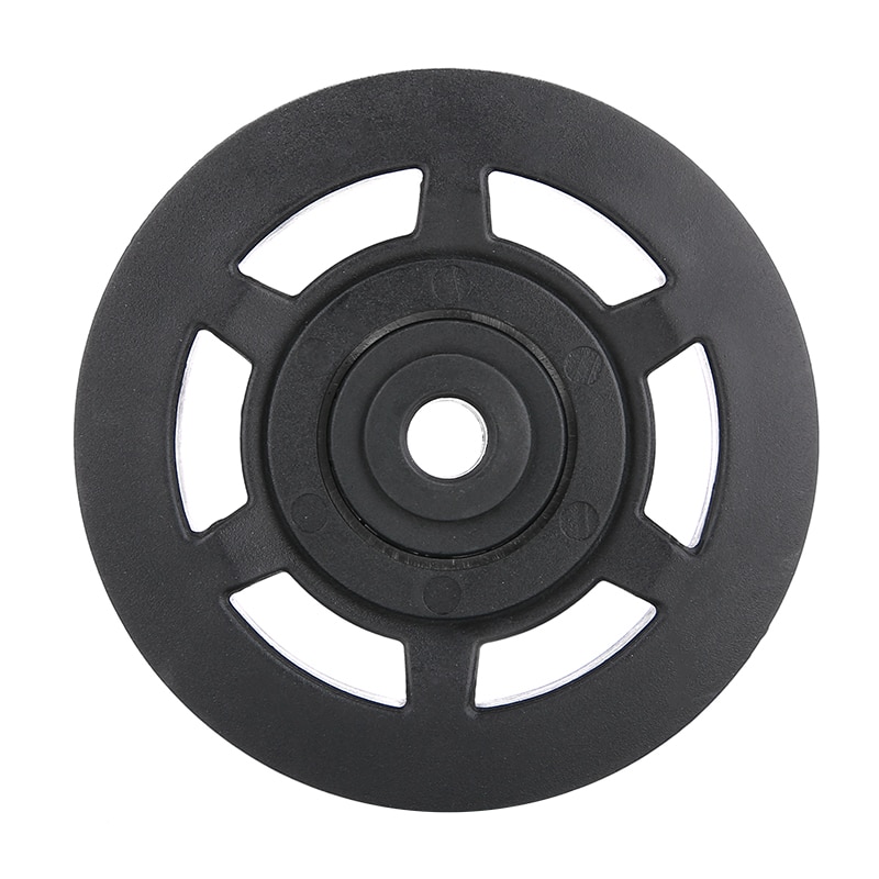 Universal 95mm Black Wearproof Bearing ABS Material Pulley Wheel Cable Gym Sport Equipments Part