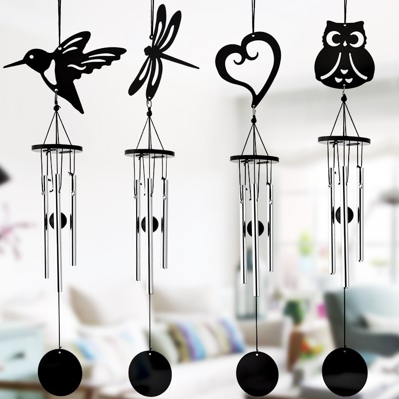 Metal Multi-tube Wind Chime Home Decoration Ornaments Wedding Birthday Hanging Pendant