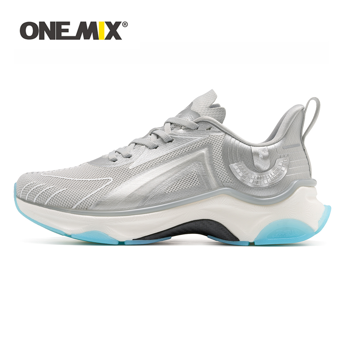 ONEMIX, zapatillas para correr para hombre, zapatos deportivos de malla transpirable con cordones, zapatos para correr al aire libre, zapatos antideslizantes a la para caminar, zapatillas de deporte