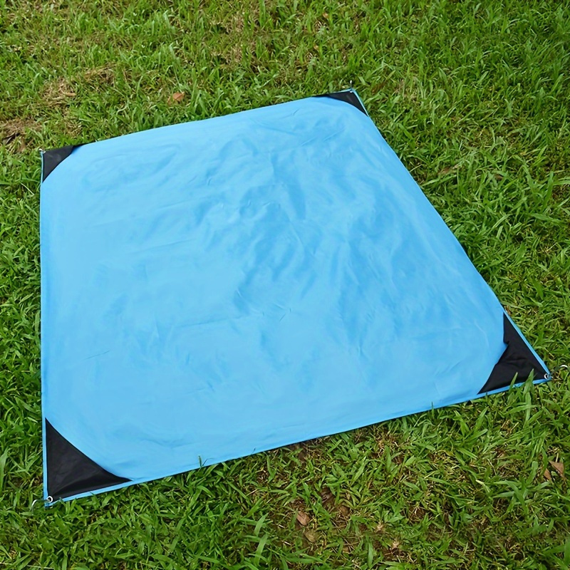 Lätt vattentät picknickmatta - sandtät året runt-utomhusfilt, strandpark camping i nylon, lätt att rengöra familjematerial