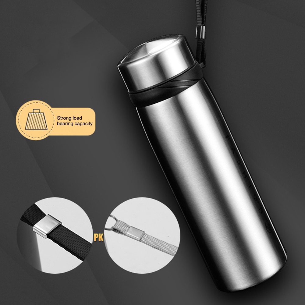 650/900/1100ml Thermos Mug Stainless Steel Water Bottle Portable Tea Coffee Mug Thermos Bottle For Outdoor Camping Hiking Sports
