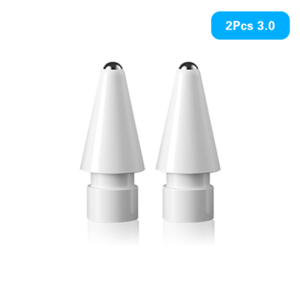 Tip voor Apple Pencil Tip Penpunt voor Apple Pencil 1e 2e Generatie 1 2e Gen Potlood Vervanging Tip 2H 2B 4.0 Transparante Penpunt: GRIJS