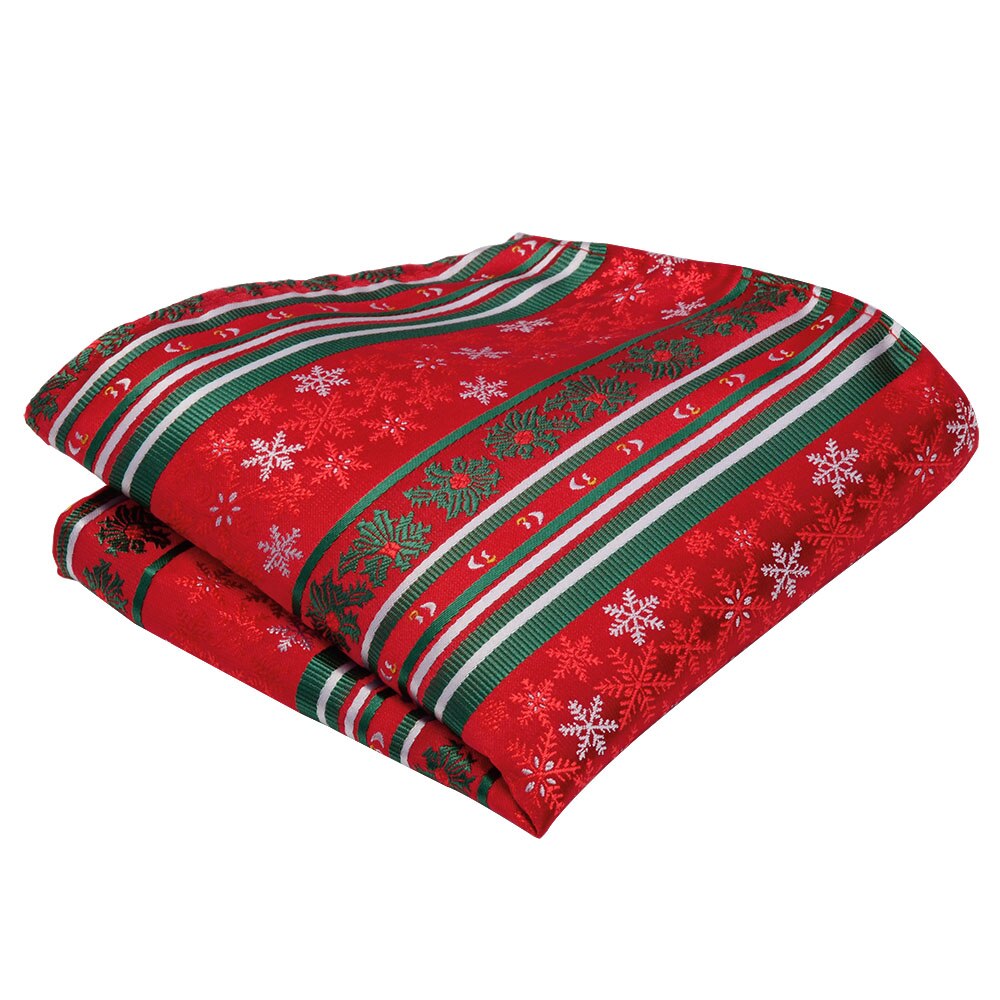 Ricnais Seide Weihnachten Taschentuch verrotten Bule Weihnachten Baum Schneemänner Jucquard Tasche Platz Kunden Zubehör Hanky