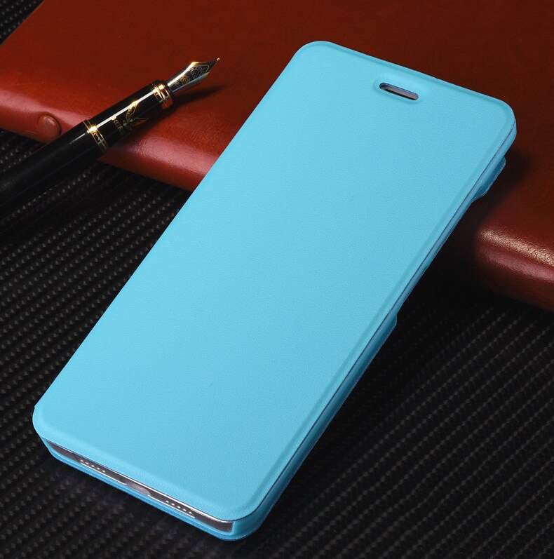 Aokin funda Original con tapa inteligente para Xiaomi mi 4 4C 4S de cuero cubierta magnética delgada Sleep Wake Up Coque para Xiaomi protección mi 4: for Xiaomi 4C / Blue
