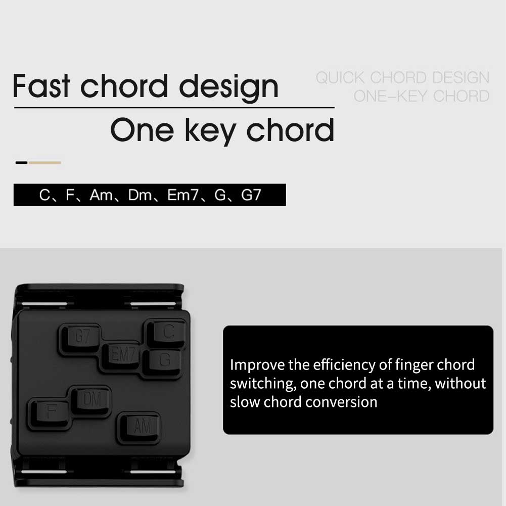 Buddy Musical Nylon Ukulele Chord Trainer Learning System Practrice Aid Ergonomic Teaching Beginner High Strength