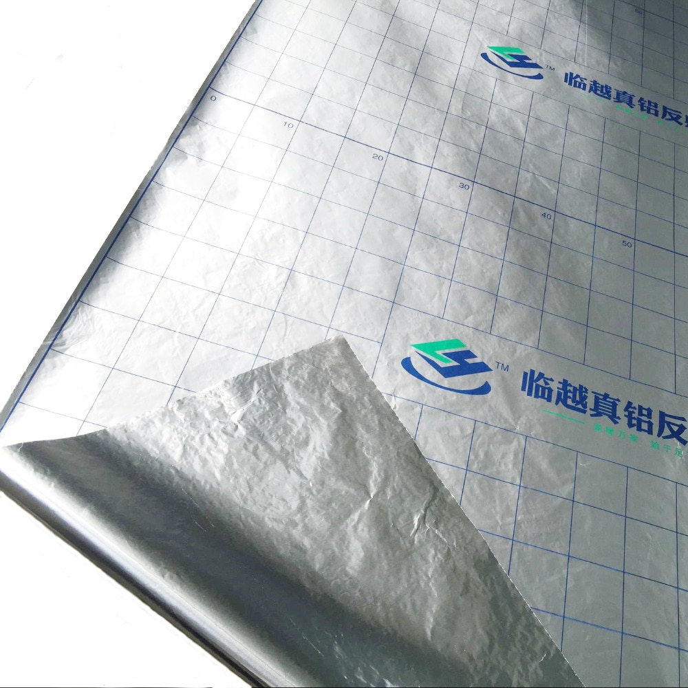 Reflektierende Film Für Elektrische Fußbodenheizung 4CR Energie Saving Aluminium Folie Isolierung Thermische Material, 5m 2/lot