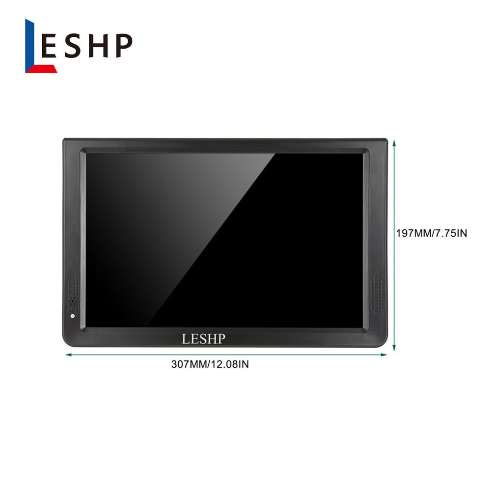 LESHP Tragbare D12-ATSC Multimedia Spieler LCD Anzeige mit Digital TV Tuner 12,1 zoll Monitor LED Tafel Fahrer HD USB/TF