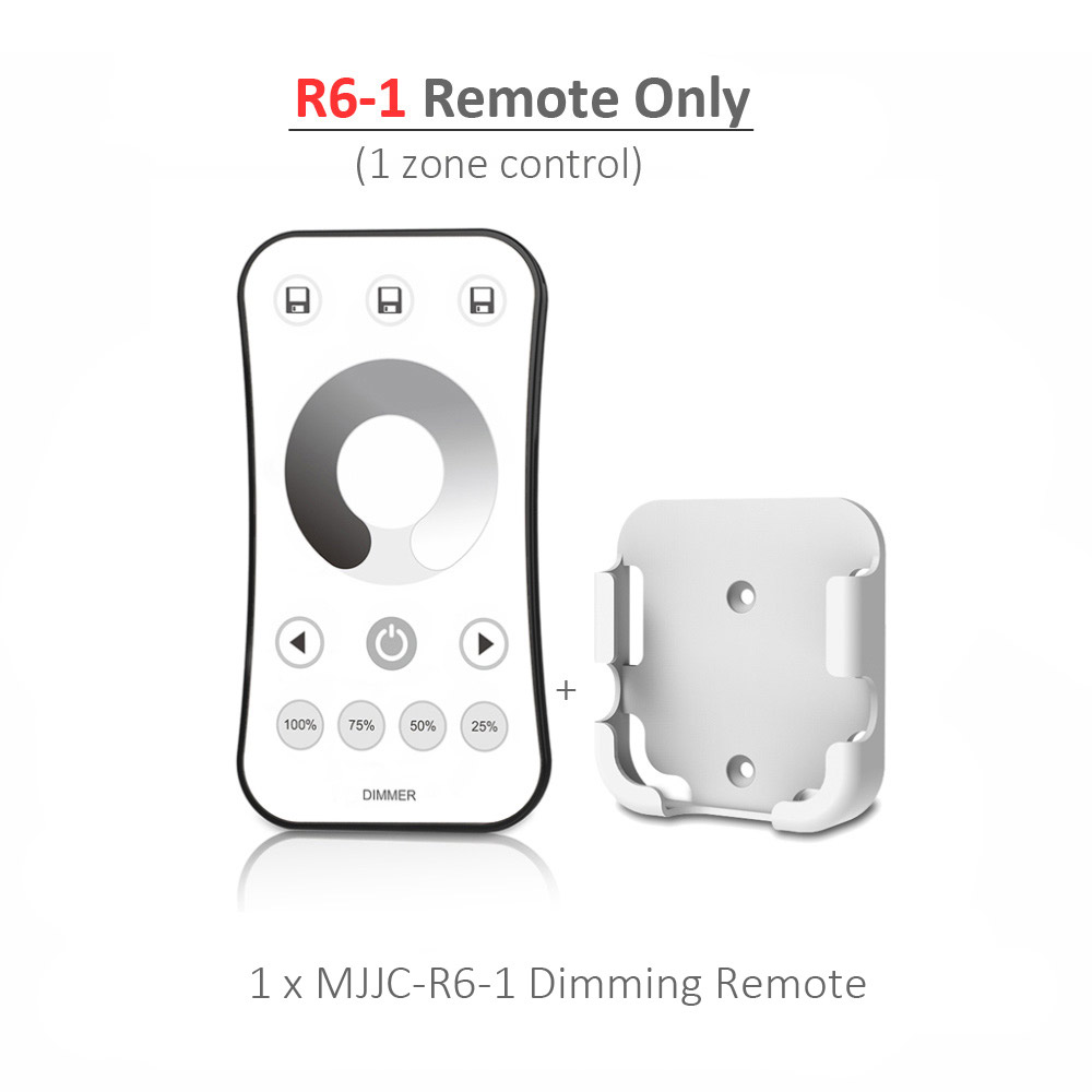 AC Triac LED Dimmer 220 V 230 V 110 V Drahtlose RF Dimmbare Knopf Schalter Mit 2,4G Fernbedienung für Einzelne Farbe LED-lampe Lampen: MJJC-R6-1 nur