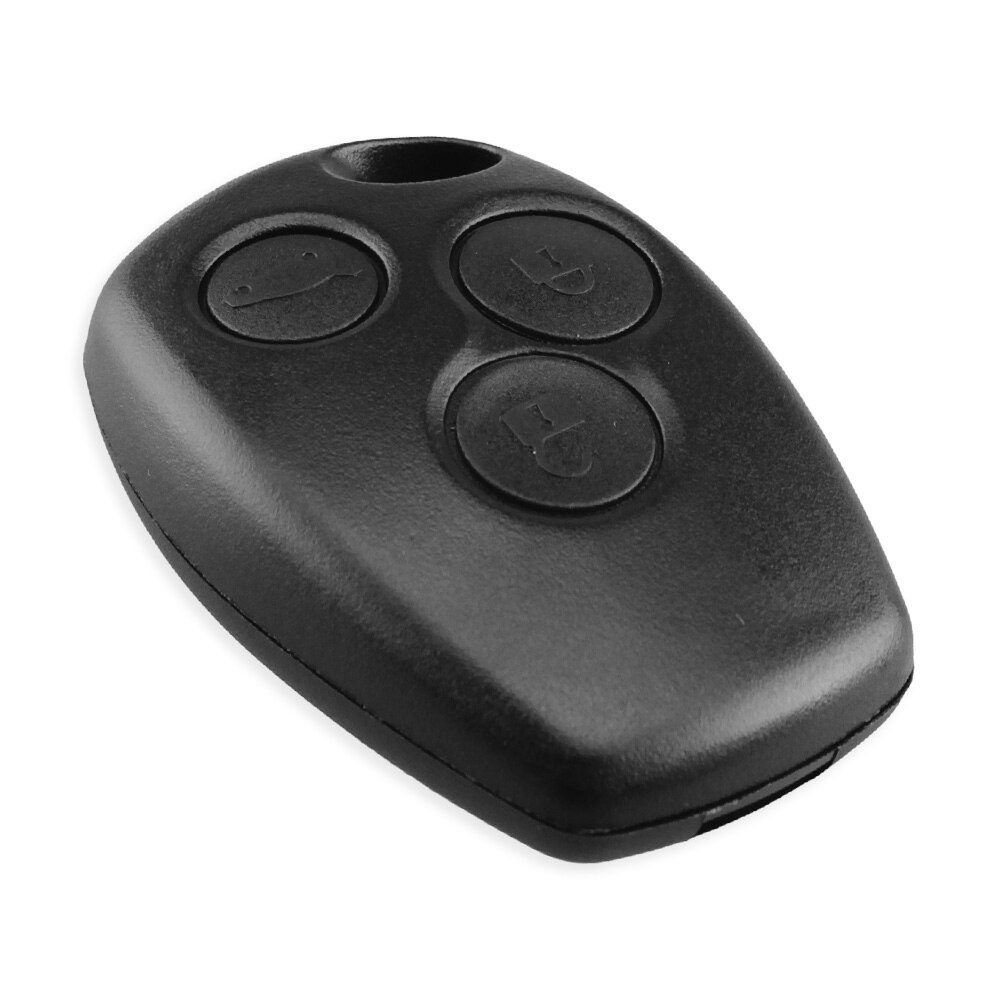 KEYYOU 3 Tasten Ersatz Auto Schlüssel Shell für Renault Logan Sandero Clio Fluence Vivaro Master Verkehrs Schlüssel Fall Ohne Klinge.