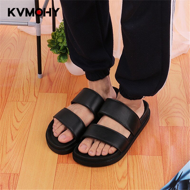Homens sapatos chinelos mulher casa interior chinelos de praia ao ar livre flip flops plana sapatos verão slides pantoufle homme