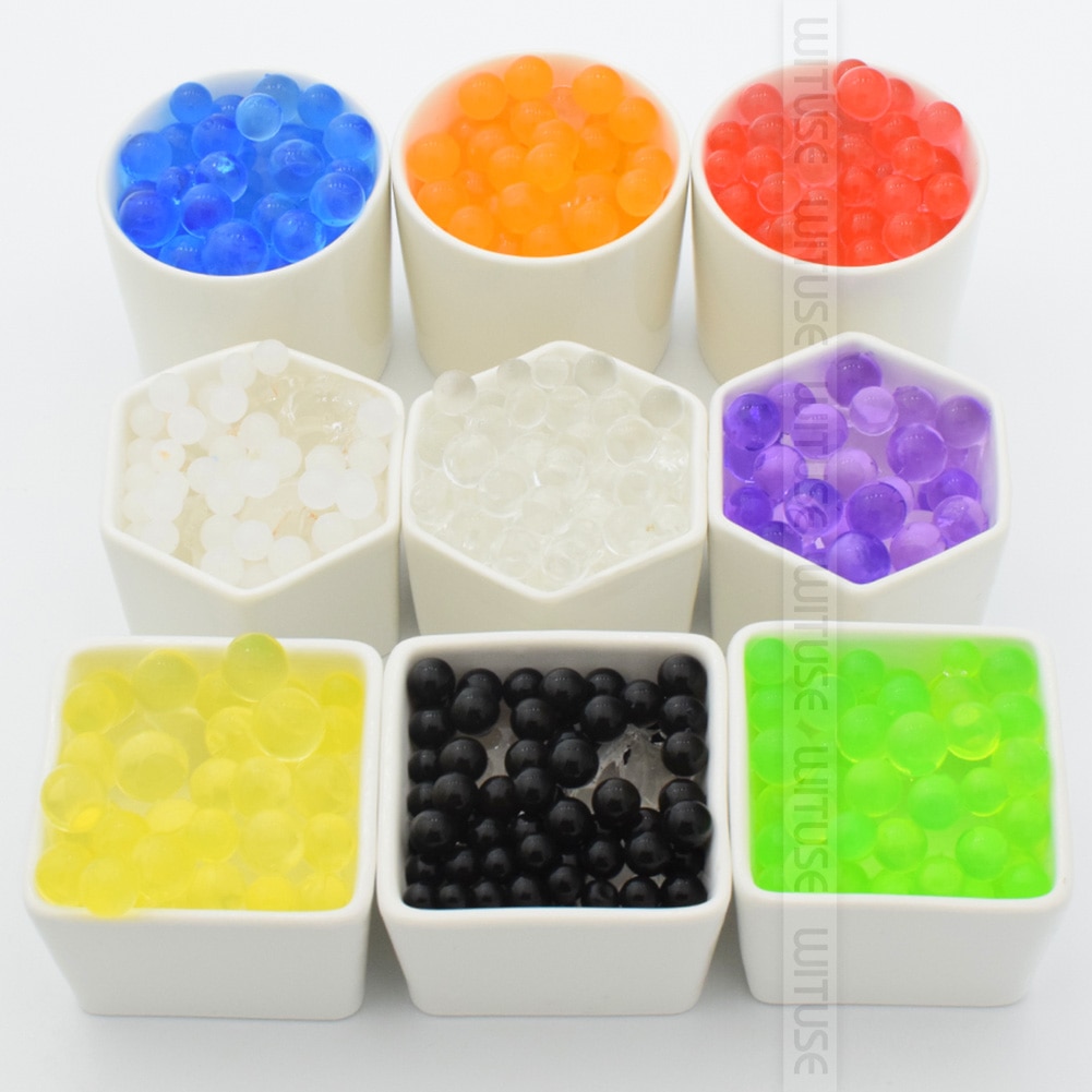 WITUSE 20000pcs/bag Crystal Soil Hydrogel Gel Polymer Water Beads Maison Growing Water Balls Big Flower/Wedding Decoration