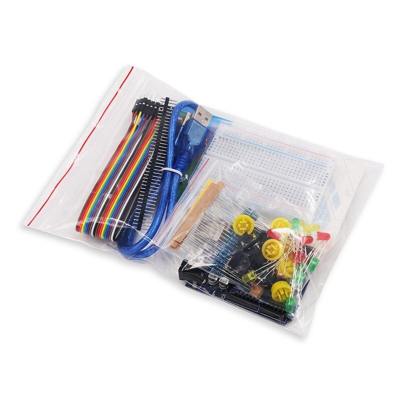 Starter Learning Kit R3 Improvement Board Kit Simple Kit for UNO R3 E-Learning Kit