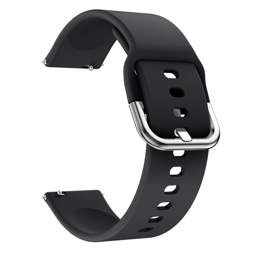 Siliconen Horloge Bandjes Voor Xiaomi Huami Amazfit Bip Lite Horloge Horlogeband Correa De Reloj Armband De Montre Pulseira: BK
