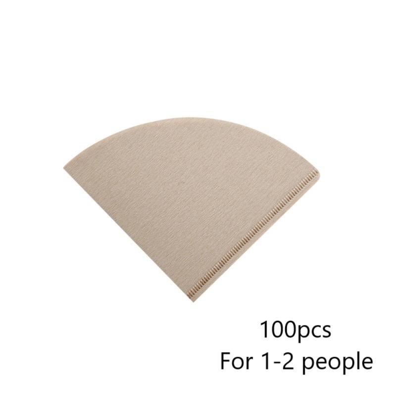 100 Pcs Coffee Filter Paper 1-2 Cup For Specialize... – Vicedeal
