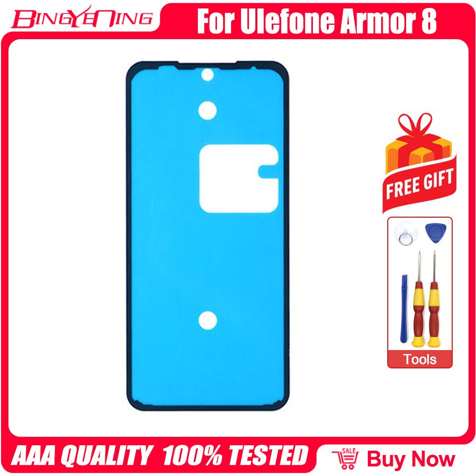 Original For Ulefone Armor 8 Screen Assembly Display Screen + TP Waterproof Foam Module Replacement