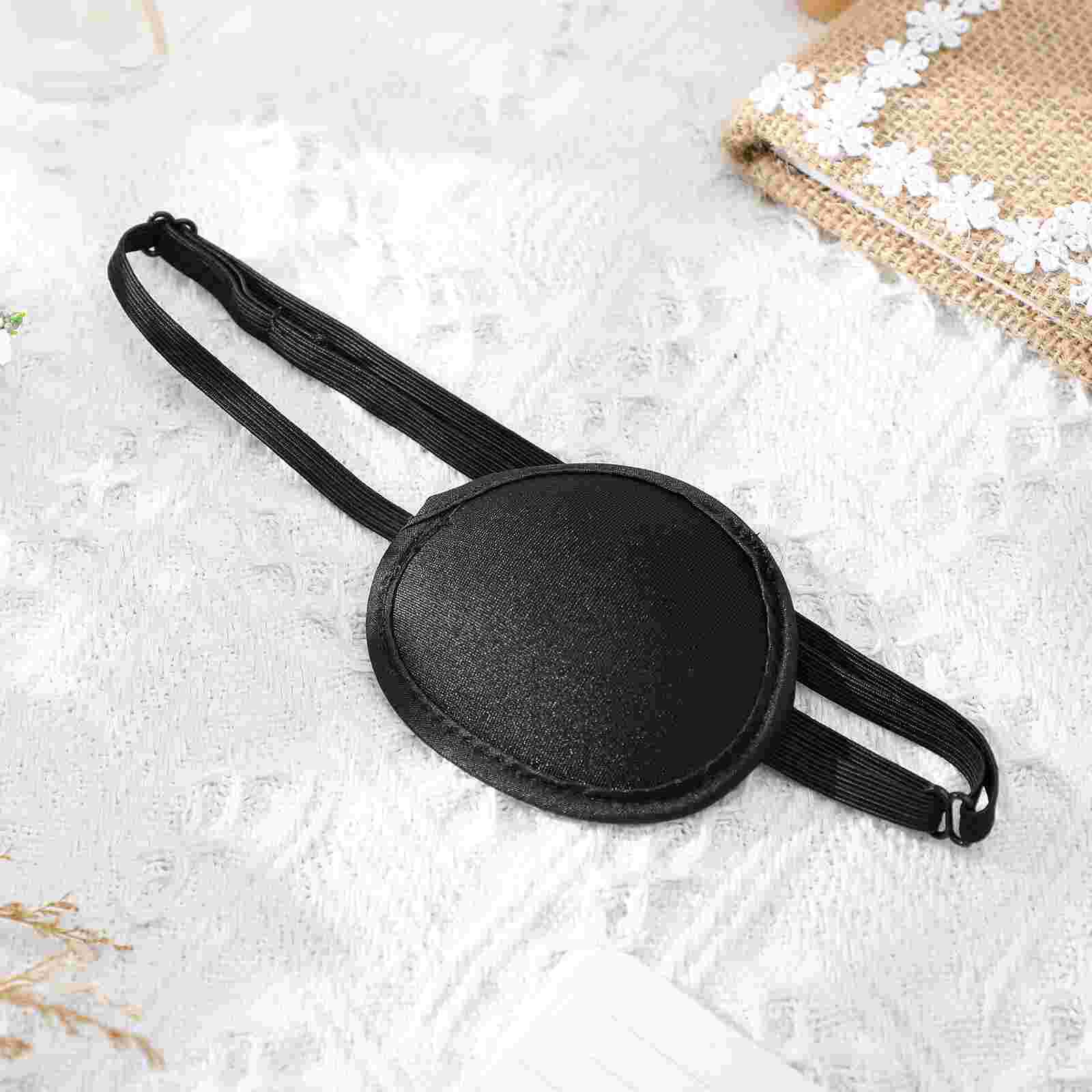 Adjustable Single Eye Patch Adults Kids Eye Patch Elastic Strap Eye Patch Cosplay Eye Patch Prop