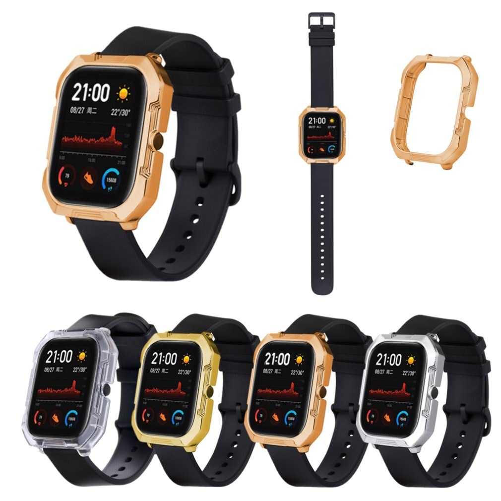 Bescherming Case Voor Amazfit Gts Vervanging Pc Horloge Case Cover Shell Frame Protector Voor Amazfit Gts Amazfit Bip Jeugd/lite