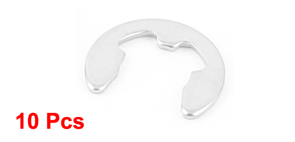 UXCELL 10Pcs 304 Stainless Steel Fastener External Retaining Ring E-Clip Circlip 7Mm